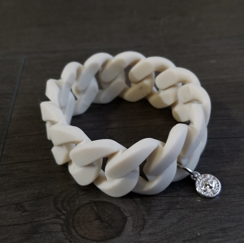 Marc by Marc Jacobs silicone rubber chain bracelet